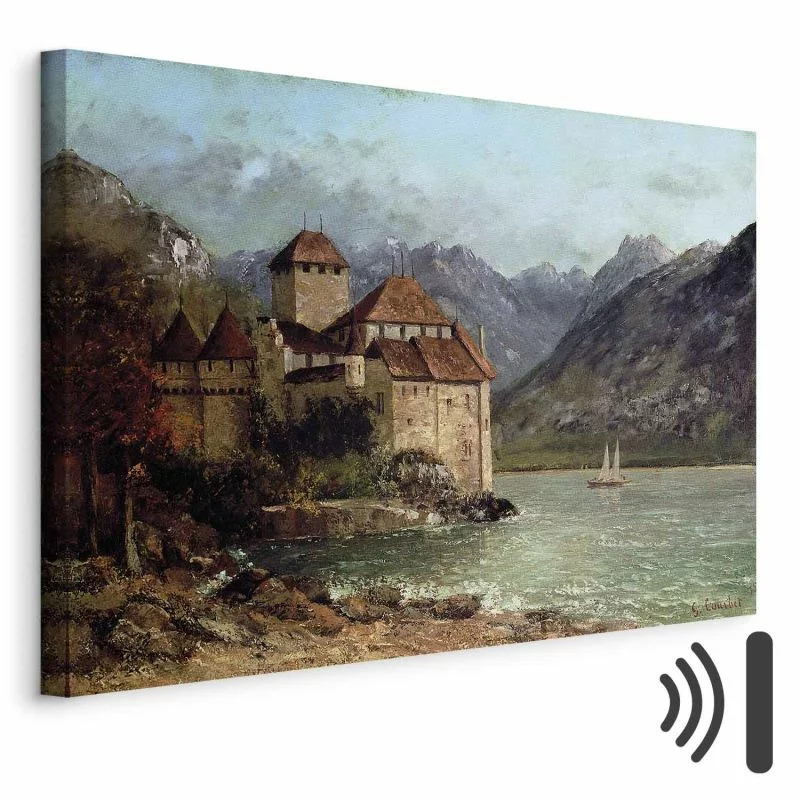 Obraz - Gustave Courbet – Zamek Chillon - obrazek 1