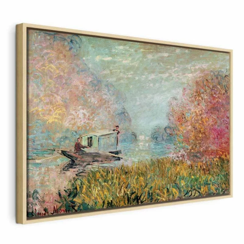 Obraz - Claude Monet – Barka na Sekwanie - obrazek 1