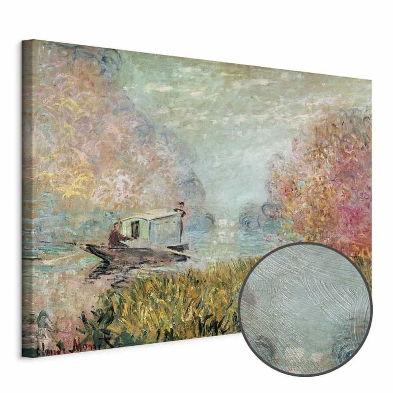 Obraz - Claude Monet – Barka na Sekwanie - obrazek 1