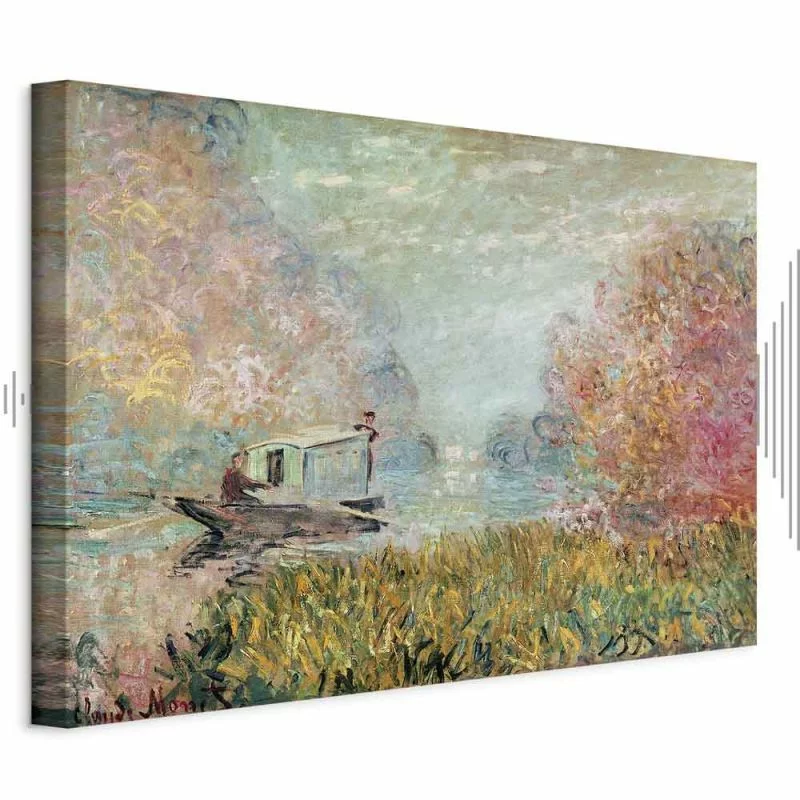 Obraz - Claude Monet – Barka na Sekwanie - obrazek 1