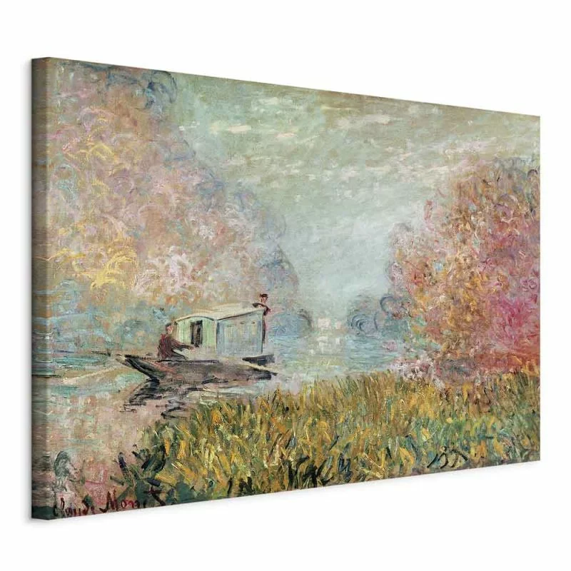 Obraz - Claude Monet – Barka na Sekwanie - obrazek 1