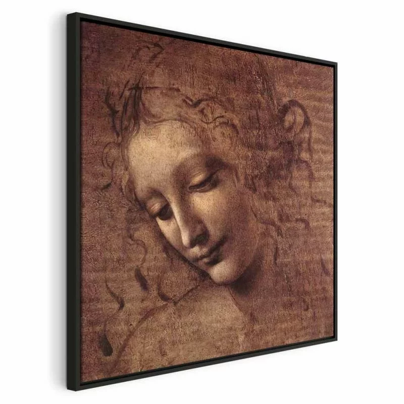 Obraz - Leonardo da Vinci – Głowa młodej kobiety (Leda) - obrazek 1