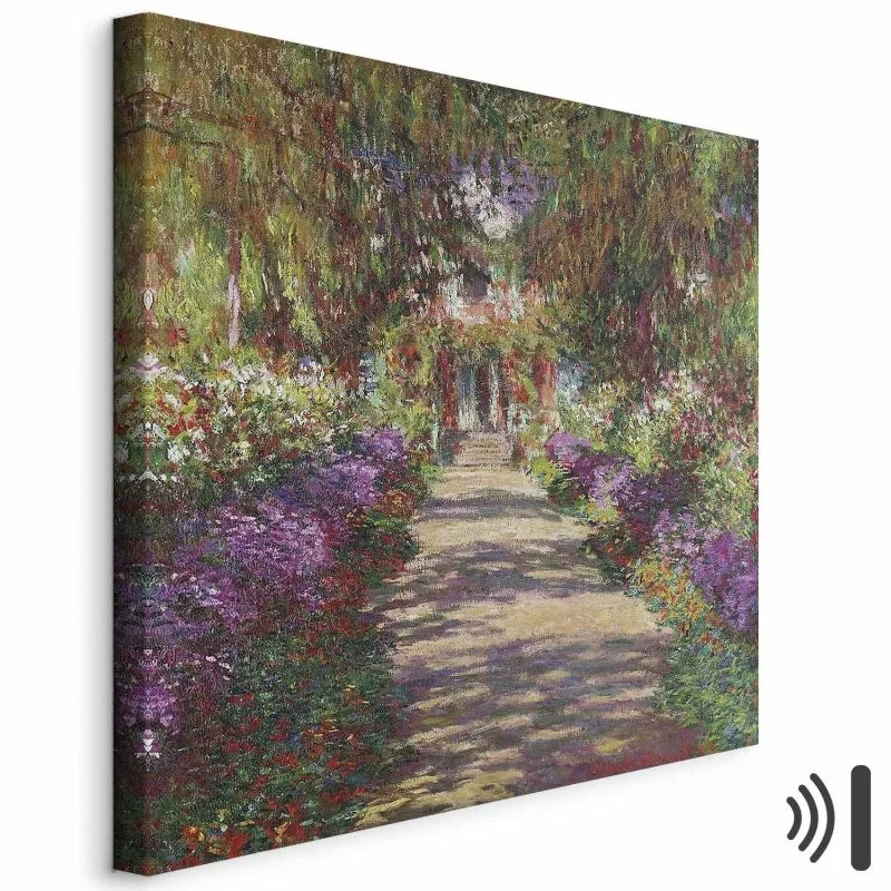 Obraz - Claude Monet – Ścieżka w ogrodzie w Giverny - obrazek 1