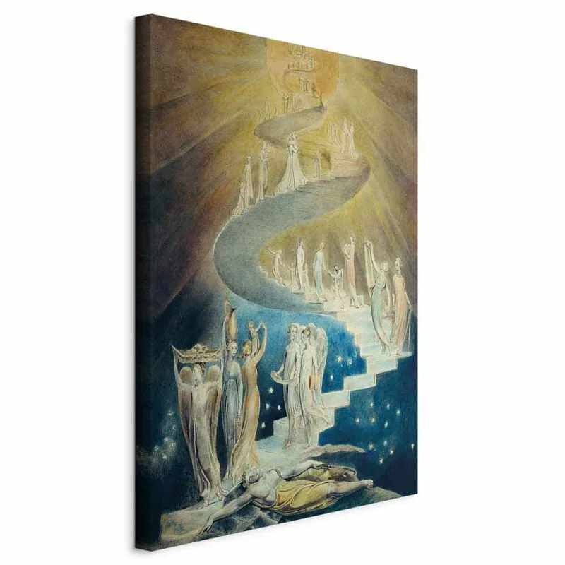 Obraz - William Blake – Drabina Jakubowa - obrazek 1