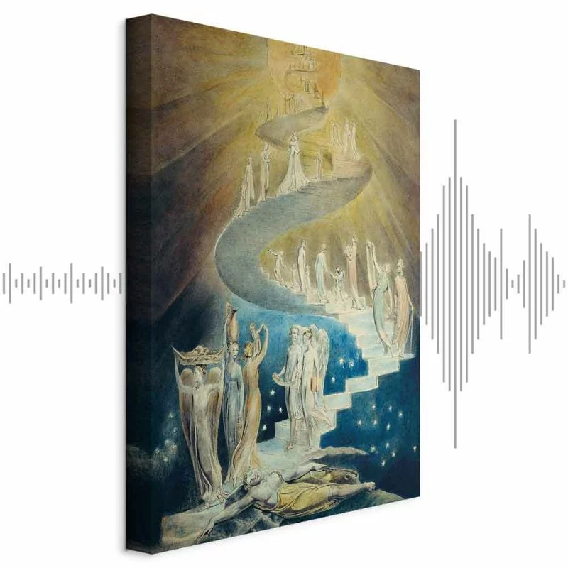 Obraz - William Blake – Drabina Jakubowa - obrazek 1