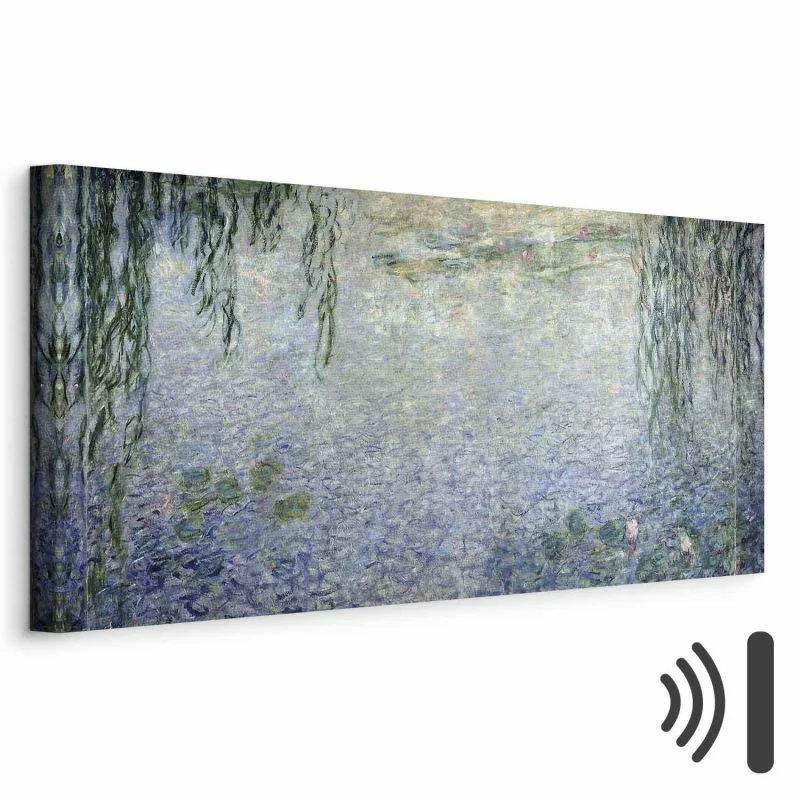 Obraz - Claude Monet – Nenufary (lilie wodne): dwie wierzby płaczące - obrazek 1