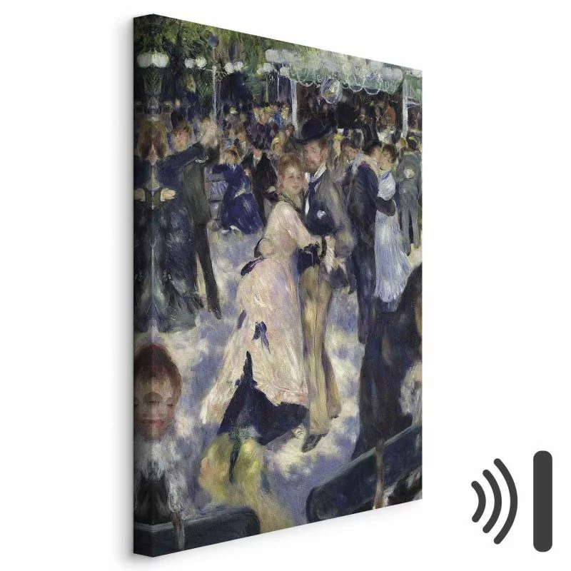 Obraz - Pierre-Auguste Renoir – Le Moulin de la Galette, detal tancerzy - obrazek 1