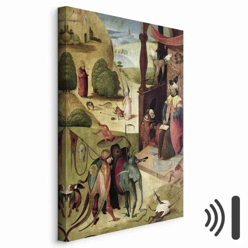Obraz - Hieronim Bosch – Święty Jakub i czarnoksiężnik - obrazek 1