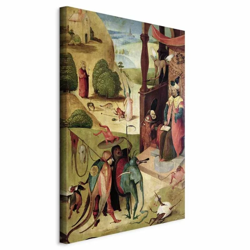 Obraz - Hieronim Bosch – Święty Jakub i czarnoksiężnik - obrazek 1