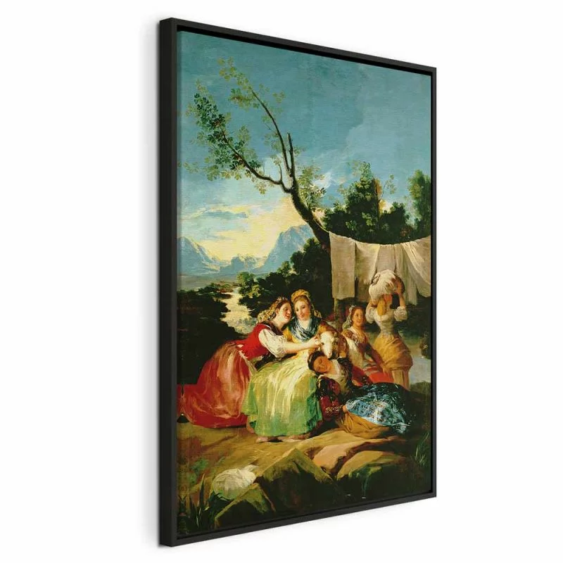 Obraz - The Washerwomen before (Francisco Goya) - obrazek 1