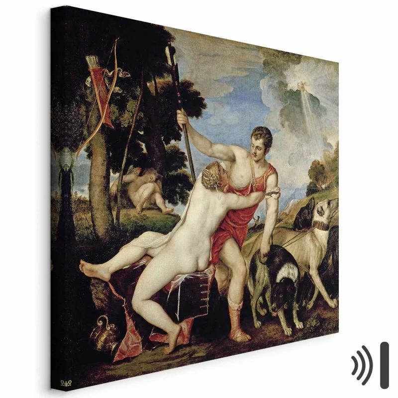 Obraz - Tycjan – Wenus i Adonis - obrazek 1