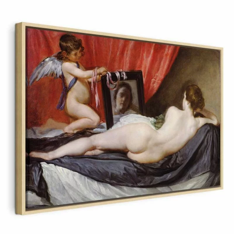Obraz - Wenus z lustrem (Toaleta Wenus) (Diego Velázquez) - obrazek 1