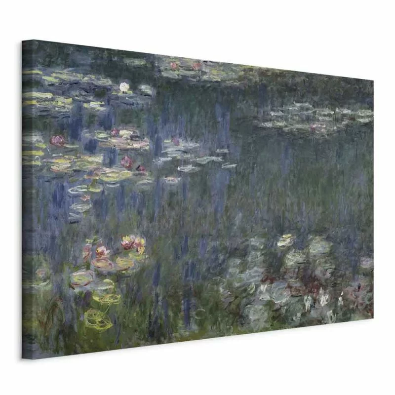Obraz - Nenufary (lilie wodne): zielone refleksy (Claude Monet) - obrazek 1