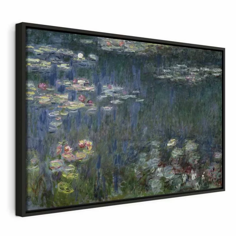 Obraz - Nenufary (lilie wodne): zielone refleksy (Claude Monet) - obrazek 1