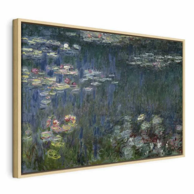 Obraz - Nenufary (lilie wodne): zielone refleksy (Claude Monet) - obrazek 1