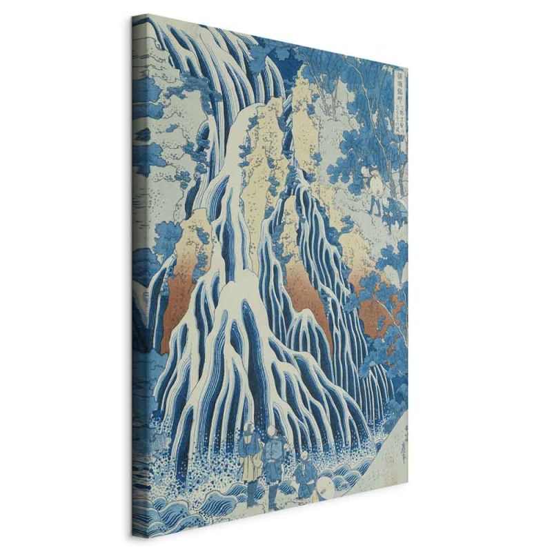 Obraz - Hokusai Katsushika &ndash; Wodospad Kirifuri na g&oacute;rze Kurokami w prowincji Shimotsuke