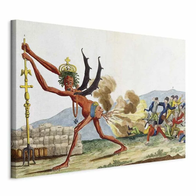 Obraz - Jacques-Louis David – Karykatura rządu angielskiego - obrazek 1