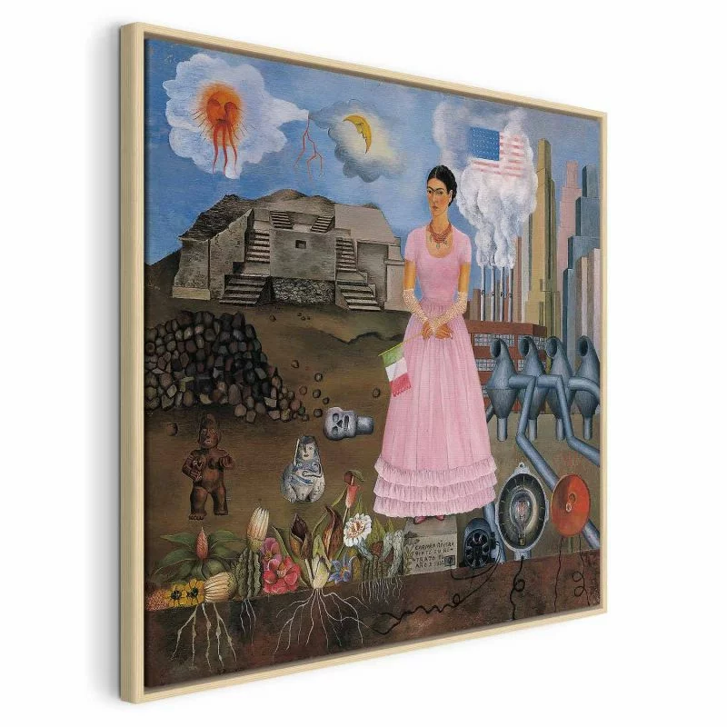 Obraz - Frida Kahlo – Autoportret na granicy Meksyku i USA - obrazek 1