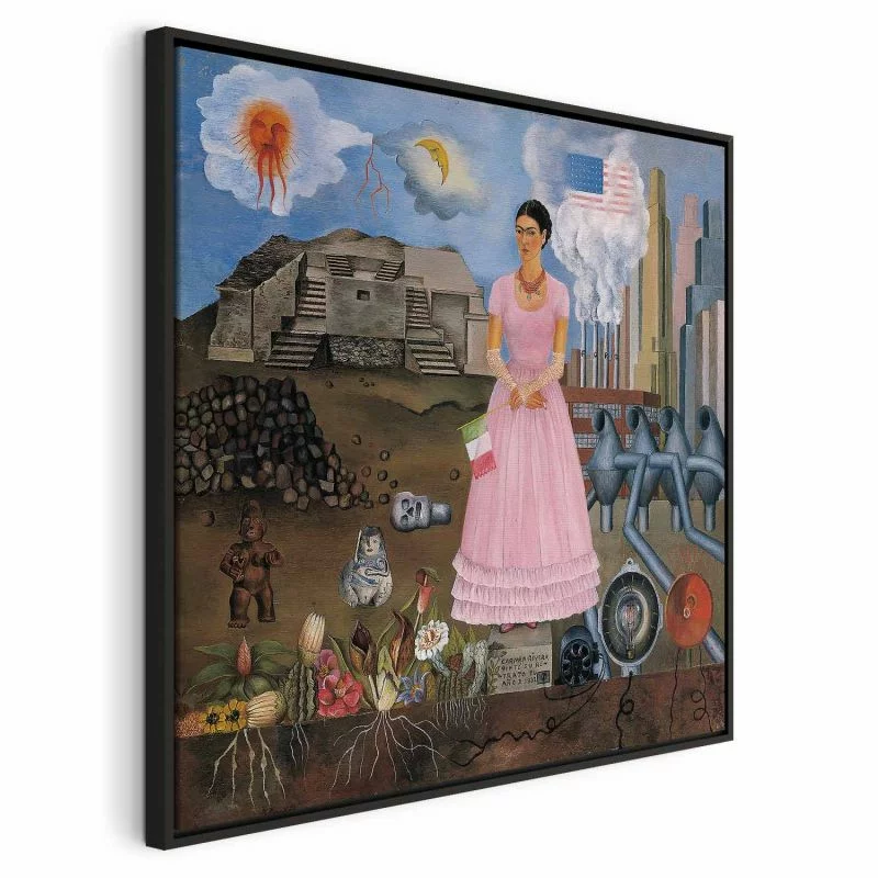 Obraz - Frida Kahlo – Autoportret na granicy Meksyku i USA - obrazek 1