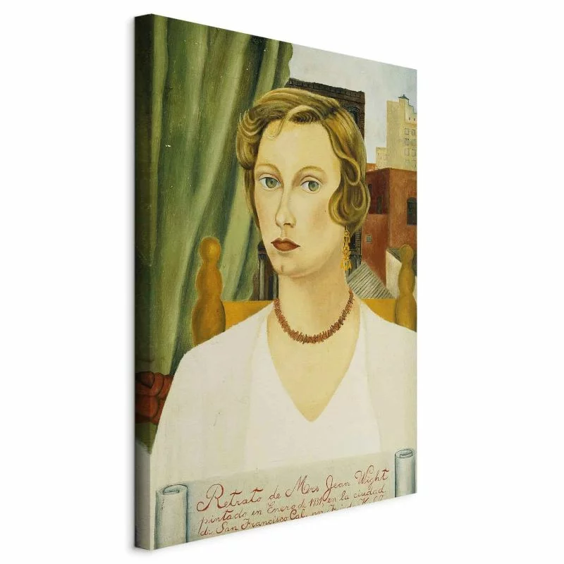 Obraz - Frida Kahlo – Portret pani Jean Wight - obrazek 1