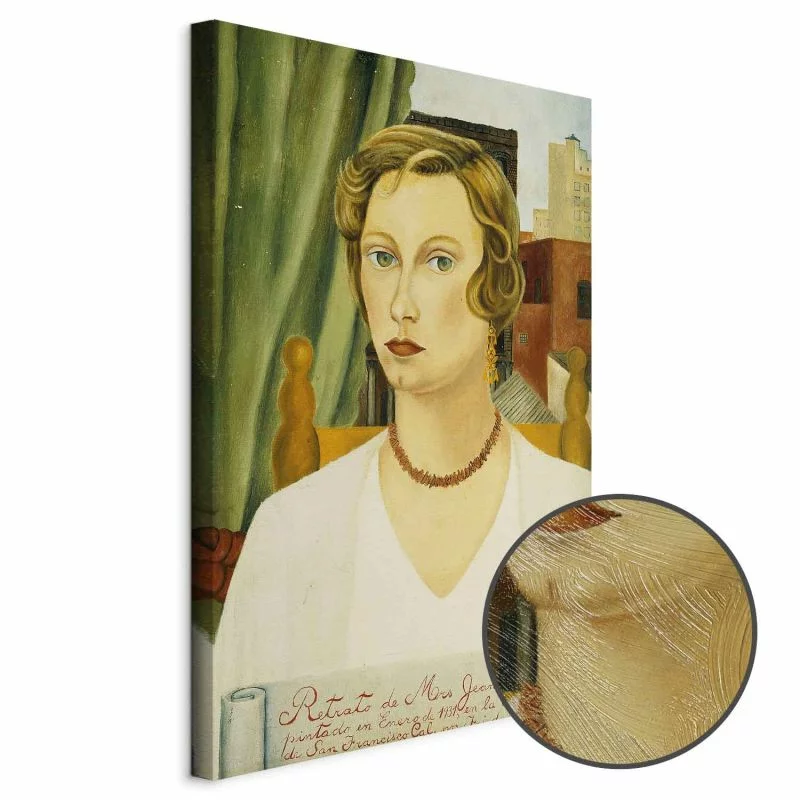 Obraz - Frida Kahlo – Portret pani Jean Wight - obrazek 1