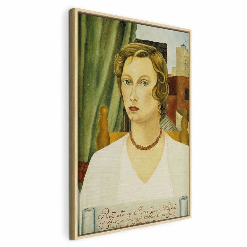 Obraz - Frida Kahlo – Portret pani Jean Wight - obrazek 1