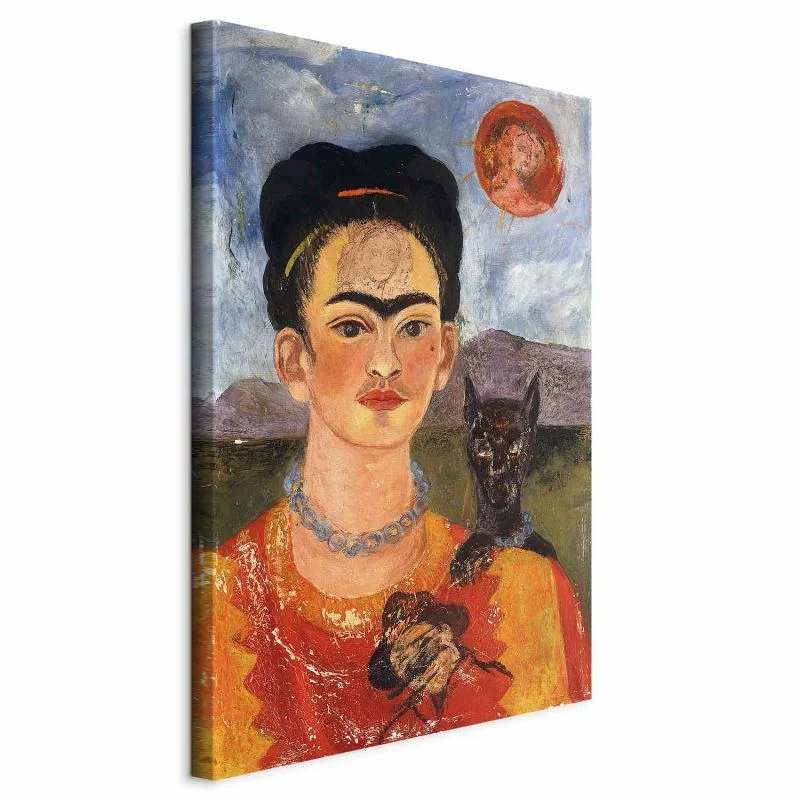 Obraz - Frida Kahlo – Autoportret z Diego na mojej piersi - obrazek 1