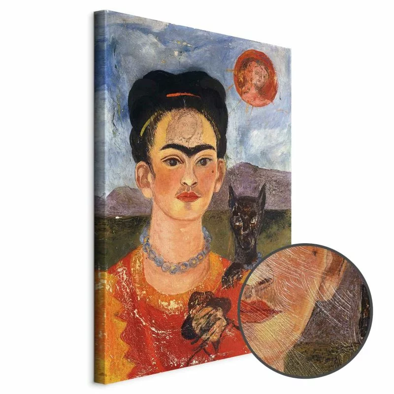 Obraz - Frida Kahlo – Autoportret z Diego na mojej piersi - obrazek 1