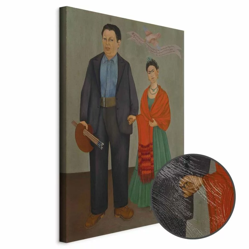 Obraz - Frida Kahlo – Frida i Diego Rivera - obrazek 1