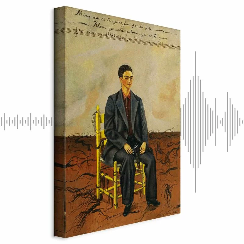 Obraz - Frida Kahlo – Autoportret z obciętymi włosami - obrazek 1