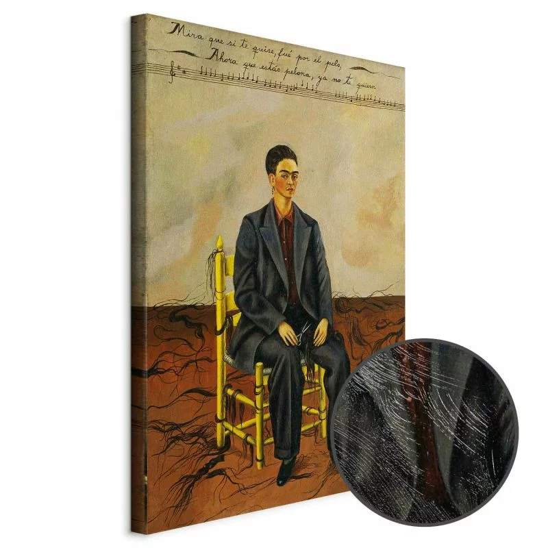 Obraz - Frida Kahlo – Autoportret z obciętymi włosami - obrazek 1