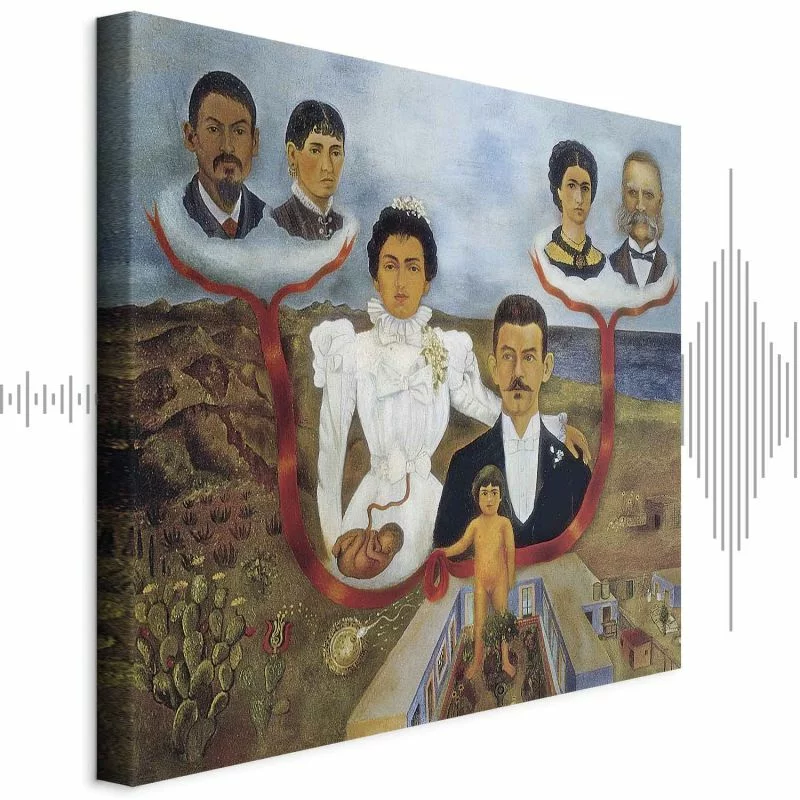 Obraz - Frida Kahlo – Moi dziadkowie, rodzice i ja - obrazek 1