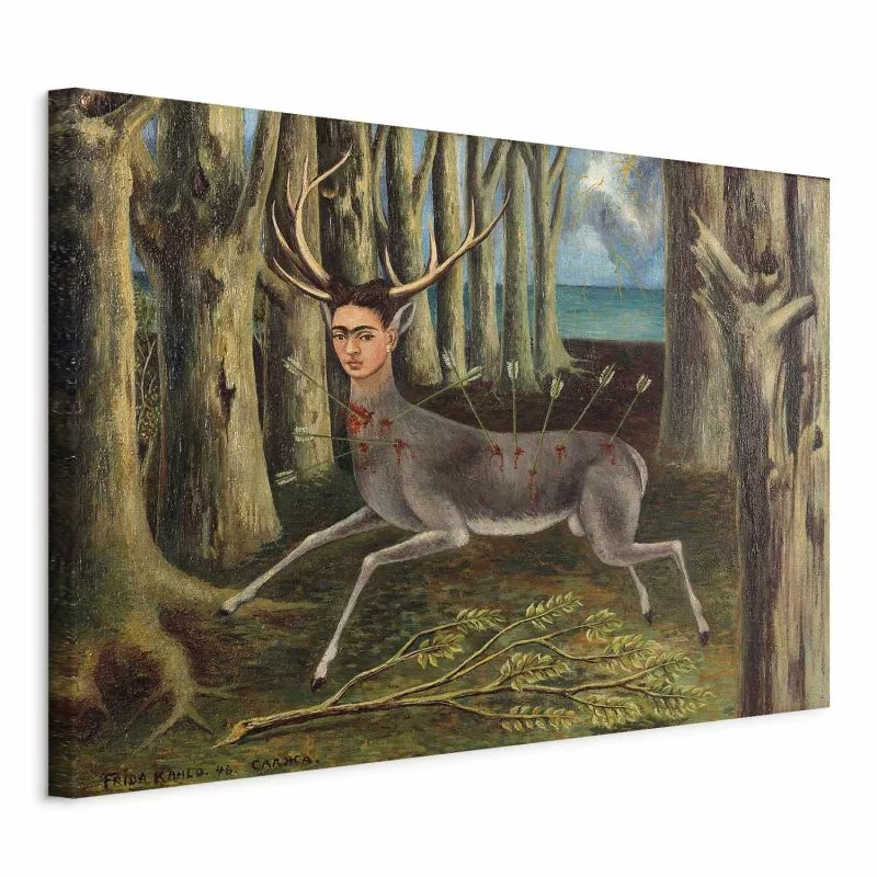 Obraz - Frida Kahlo – Ranny jeleń - obrazek 1