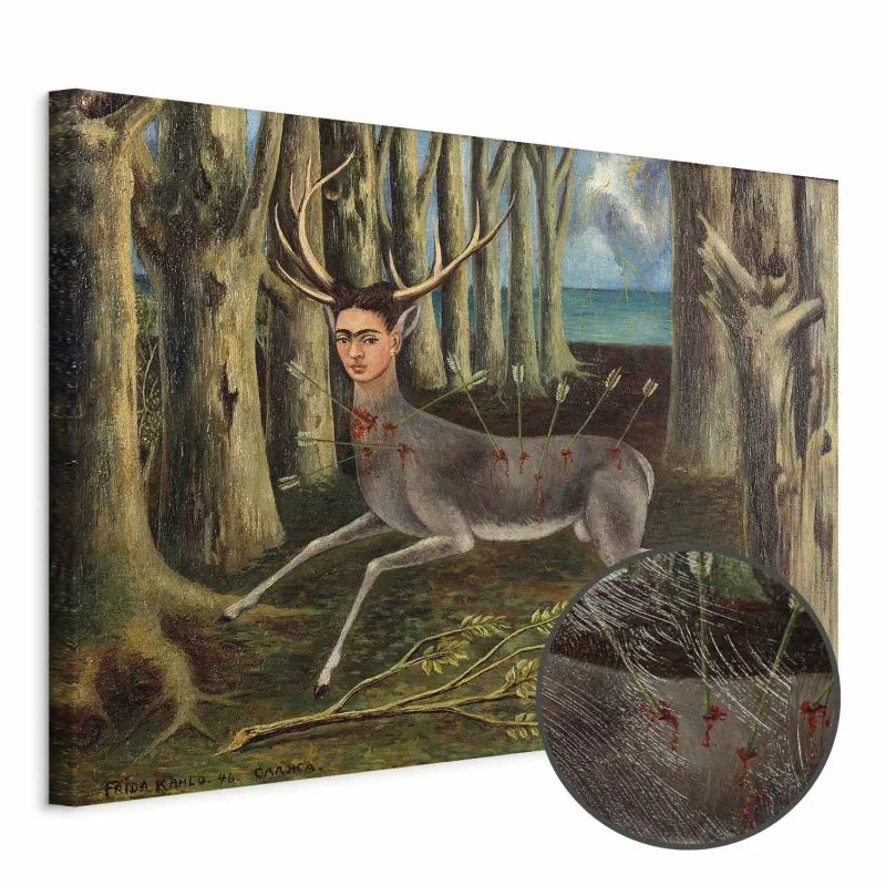 Obraz - Frida Kahlo – Ranny jeleń - obrazek 1