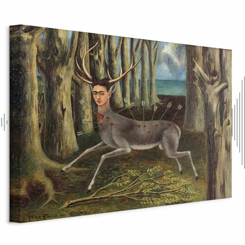 Obraz - Frida Kahlo – Ranny jeleń - obrazek 1