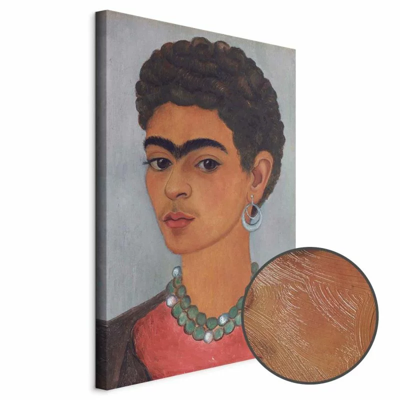 Obraz - Frida Kahlo – Autoportret z kręconymi włosami - obrazek 1