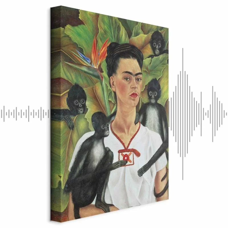 Obraz - Frida Kahlo – Autoportret z małpami - obrazek 1