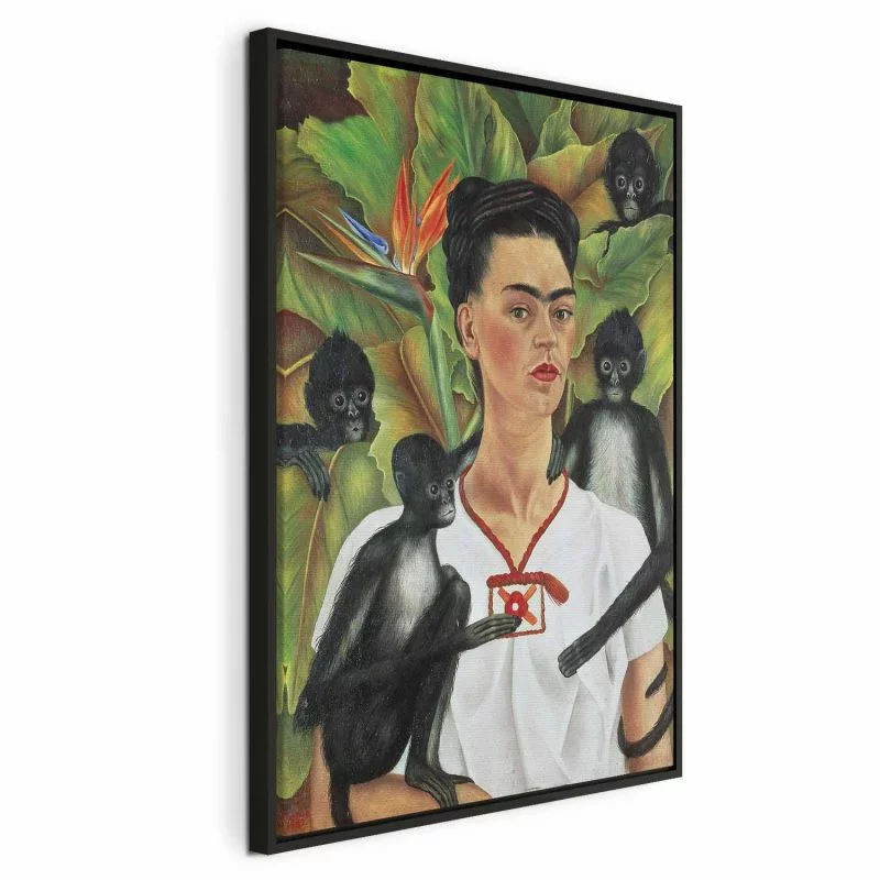 Obraz - Frida Kahlo – Autoportret z małpami - obrazek 1