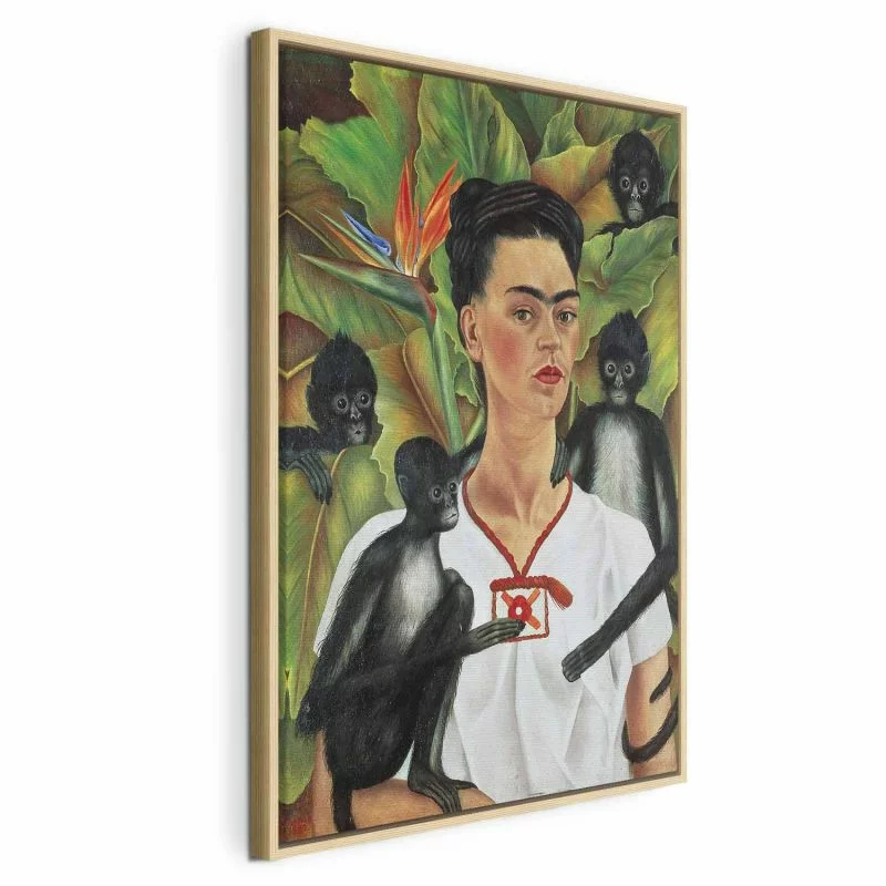 Obraz - Frida Kahlo – Autoportret z małpami - obrazek 1