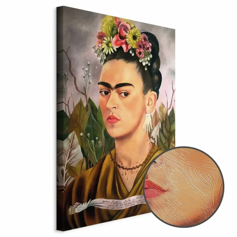 Obraz - Frida Kahlo – Autoportret dedykowany doktorowi Eloesserowi - obrazek 1