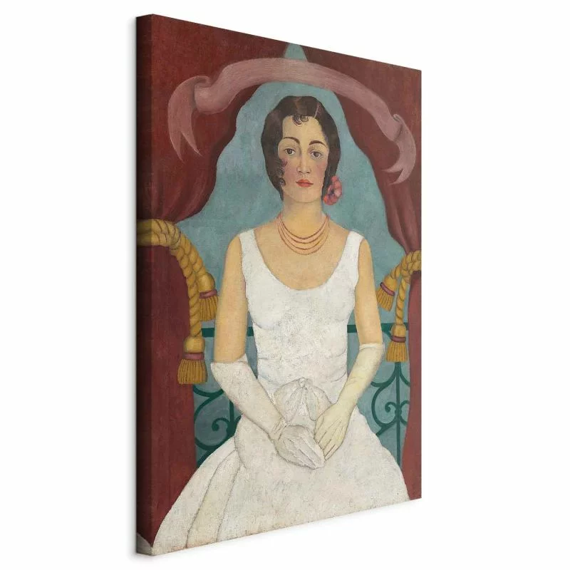 Obraz - Frida Kahlo – Portret damy w bieli - obrazek 1