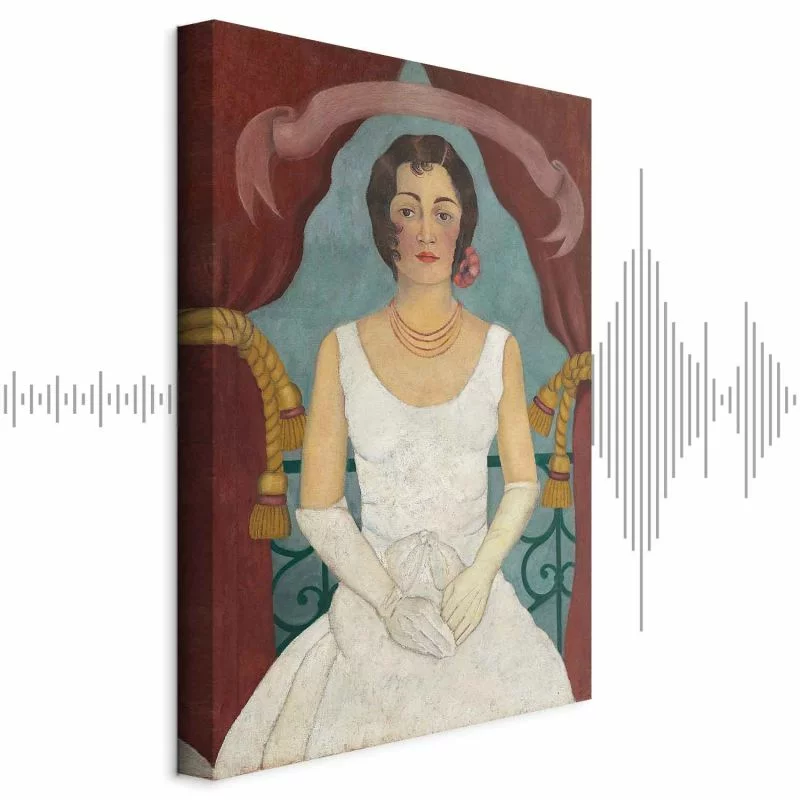 Obraz - Frida Kahlo – Portret damy w bieli - obrazek 1