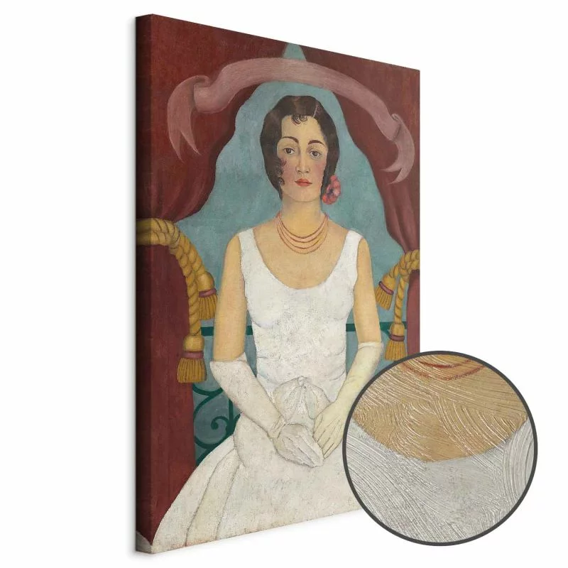 Obraz - Frida Kahlo – Portret damy w bieli - obrazek 1