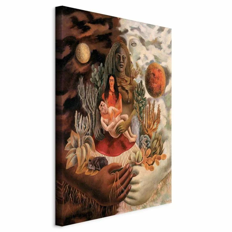 Obraz - Frida Kahlo – Miłosne objęcie Wszechświata, Ziemi (Meksyk), mnie, Diego i Pana Xolotla - obrazek 1