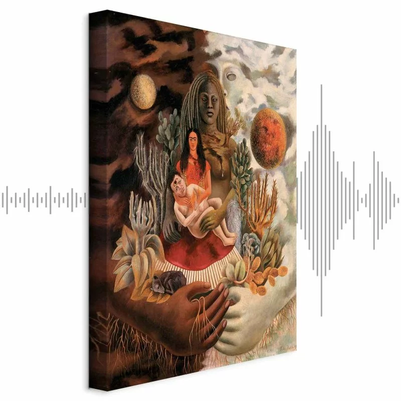 Obraz - Frida Kahlo – Miłosne objęcie Wszechświata, Ziemi (Meksyk), mnie, Diego i Pana Xolotla - obrazek 1