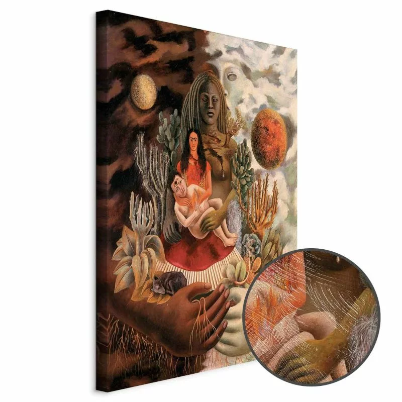 Obraz - Frida Kahlo – Miłosne objęcie Wszechświata, Ziemi (Meksyk), mnie, Diego i Pana Xolotla - obrazek 1