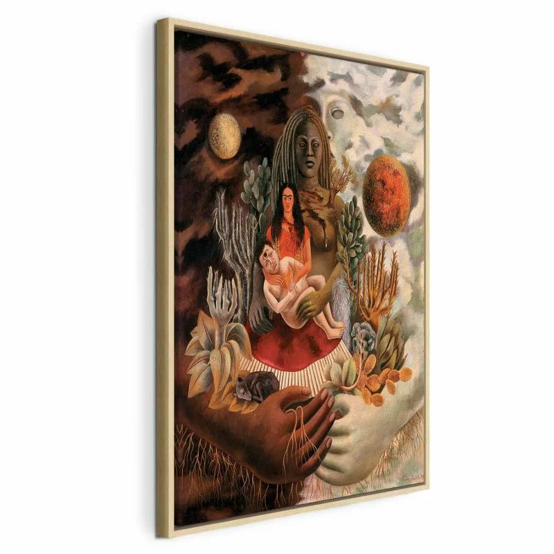 Obraz - Frida Kahlo – Miłosne objęcie Wszechświata, Ziemi (Meksyk), mnie, Diego i Pana Xolotla - obrazek 1