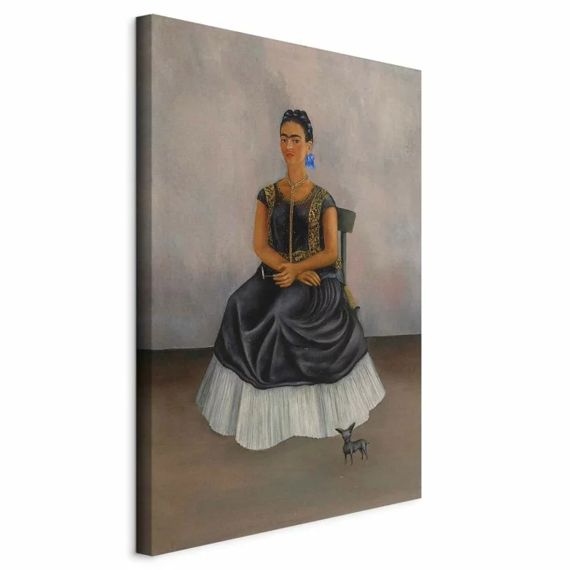 Obraz - Frida Kahlo – Autoportret z psem Itzcuintli - obrazek 1