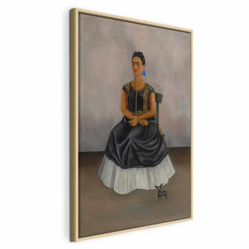 Obraz - Frida Kahlo – Autoportret z psem Itzcuintli - obrazek 1