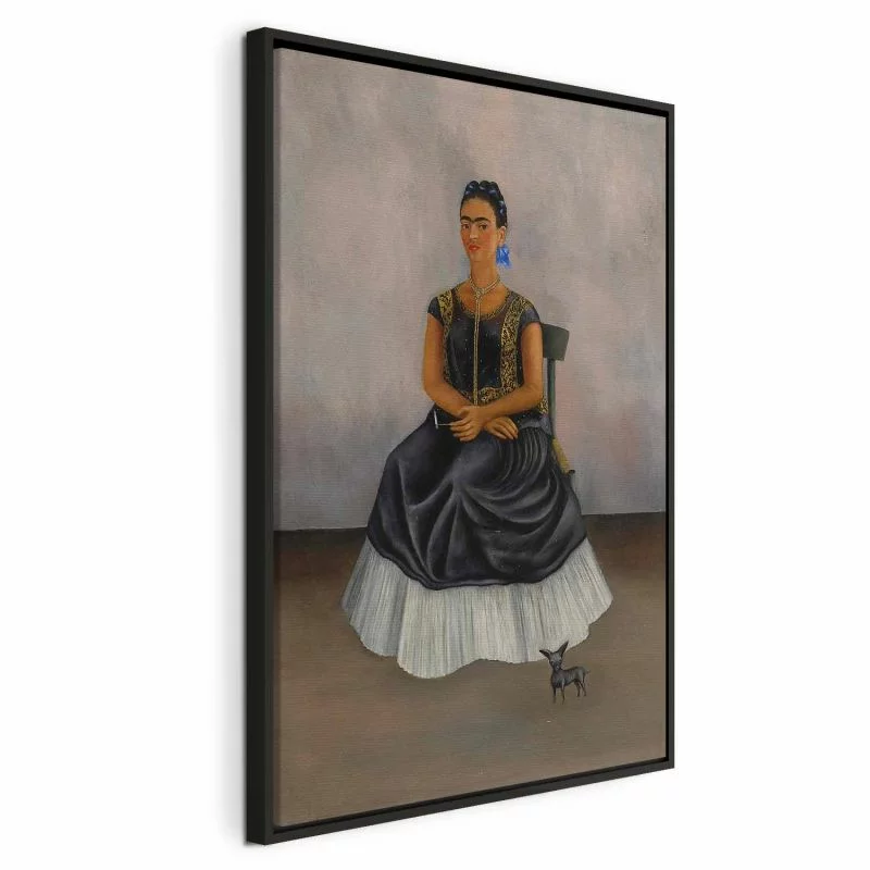 Obraz - Frida Kahlo – Autoportret z psem Itzcuintli - obrazek 1